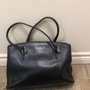Black coach purse